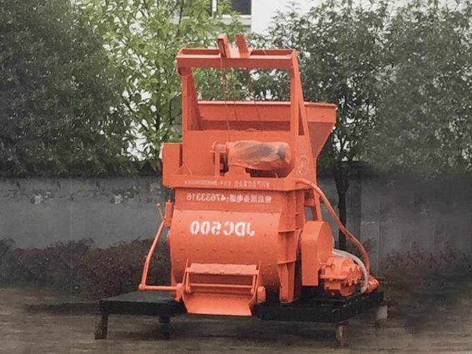 Qiandongnan JDC500 single horizontal shaft forced mixer